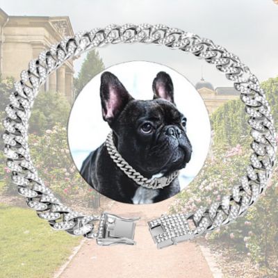 variante-collier-argent-avec-diamants-synthétiques-et-boiuledog-français-au-millieu-avec-collier-argent