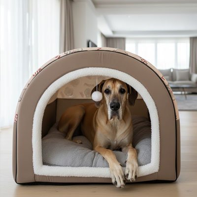 danois dans Niche Chien