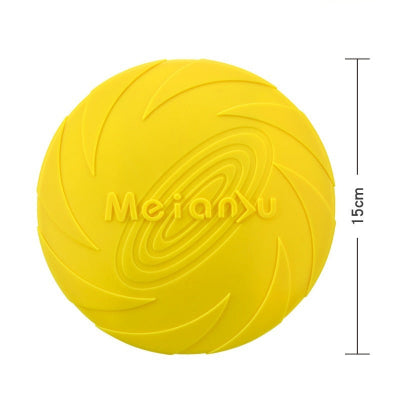 jouet pour chien frisbee variante jaune