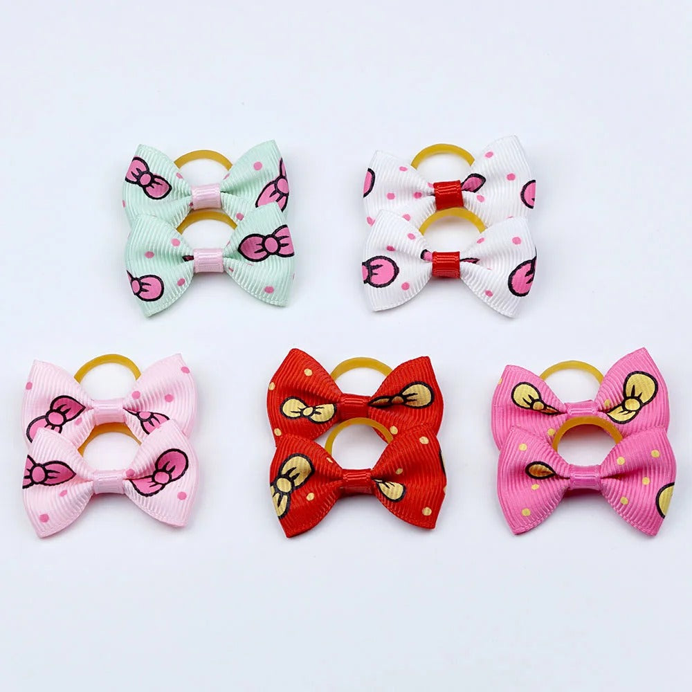 noeud papillon pour chien motif noeuds