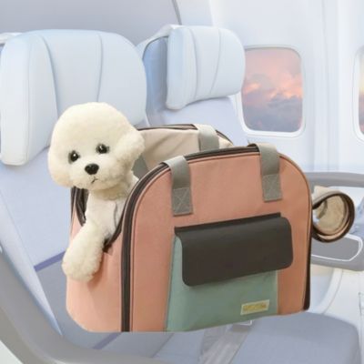 Sac de transport pour chien variante rose
