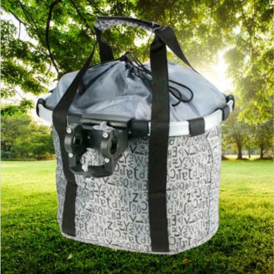 sac pour chien pour velo gris