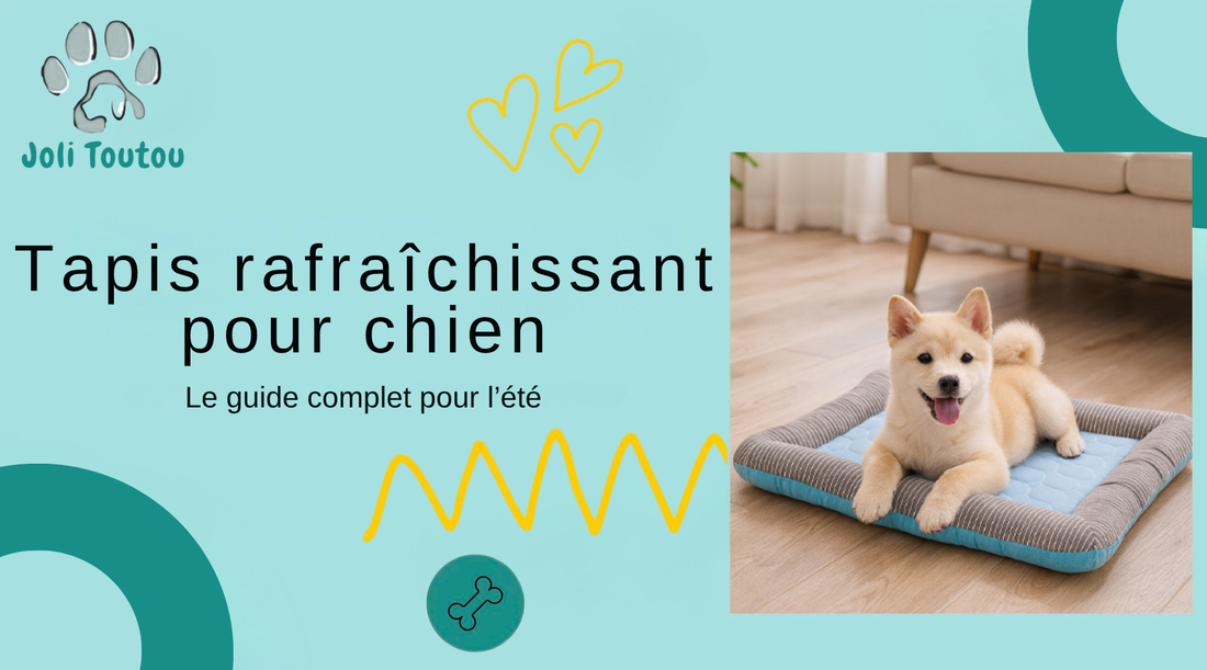bannière de blog tapis rafraîchissant pour chien