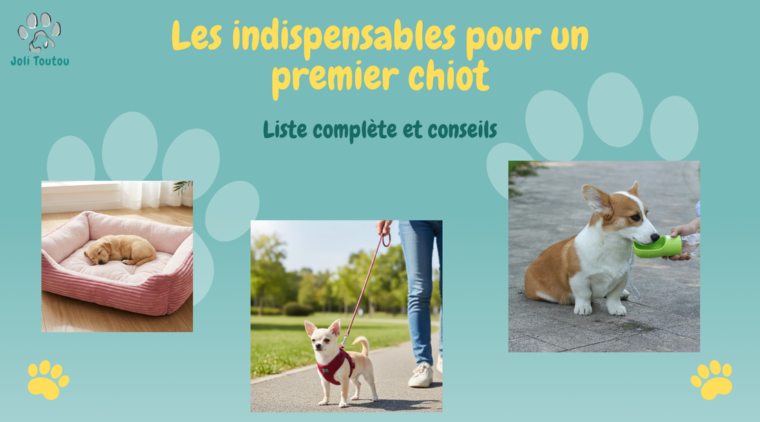 Les indispensables pour un premier chiot : liste complète et conseils