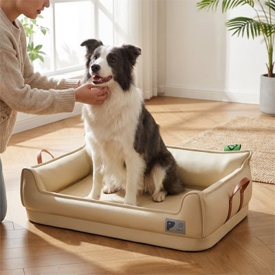 aussie assis sur Canapé pour chien 