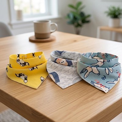 Bandana pour Chien sur table