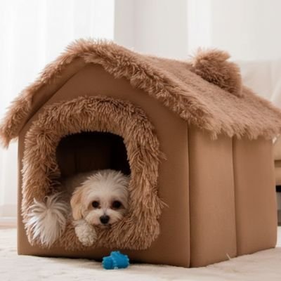 bichon dans Niche pour Chien interieur 