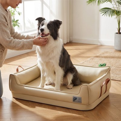 aussie assis sur Canapé pour chien 