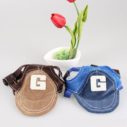 Casquette pour chien​ et tulipe