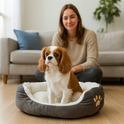 cavalier king charles dans Panier petit chien