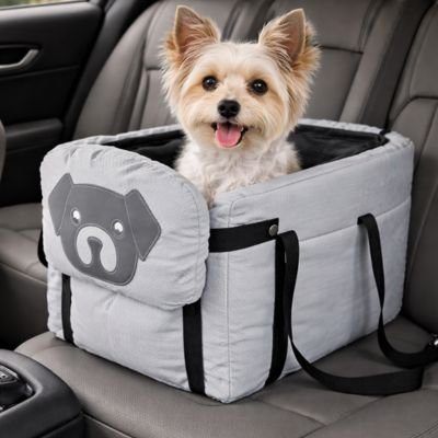 chihuahua dans Sac de transport Chien sur console de voiture