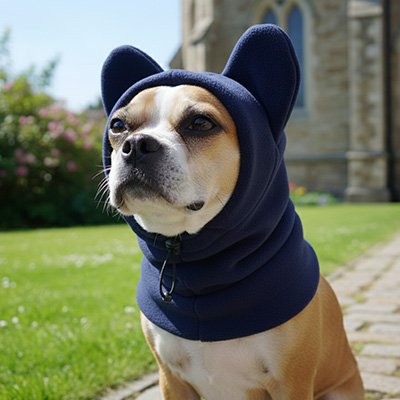 chihuahua porte Bonnet pour chien sur pavés