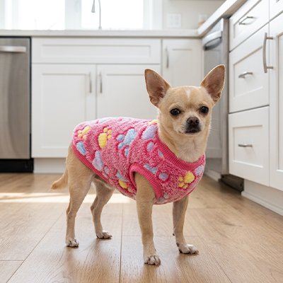 chihuahua porte Pull pour Chien dans cuisine