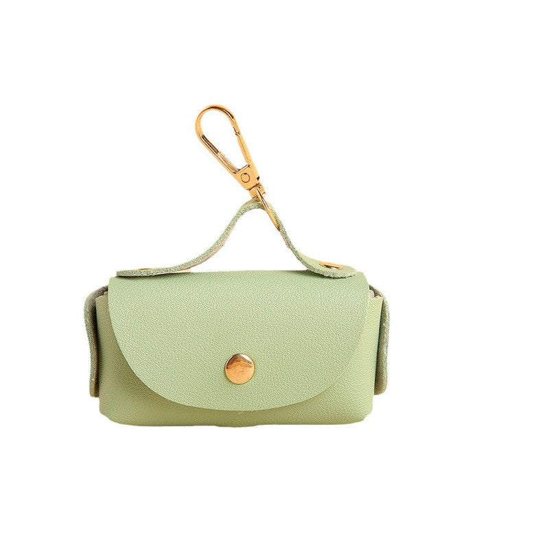 distributeur sac à crotte vert