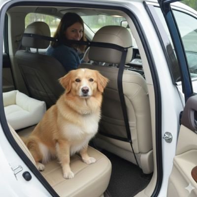 Filet pour chien pour voiture 