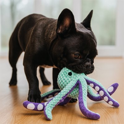 frenchie mordille Peluche Chien