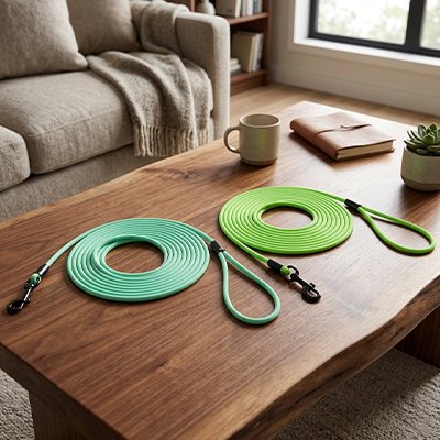 Laisse Chien sur table