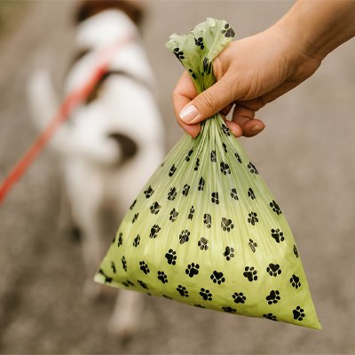 main tient Sac crotte​s