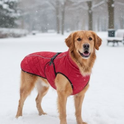 labrador porte manteau pour chien en hiver