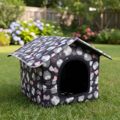 Niche pour Chien extérieur dans jardin