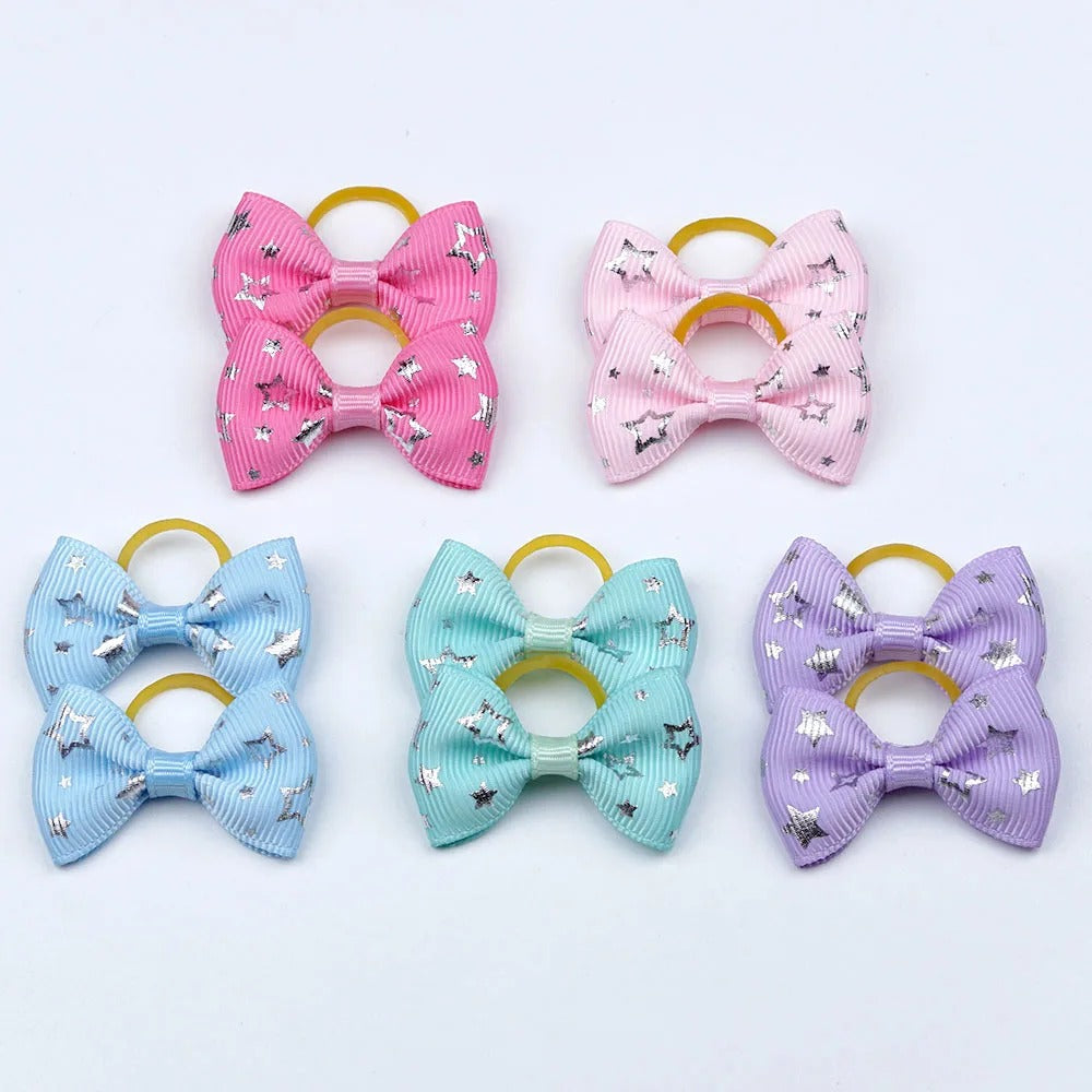 noeud papillon pour chien motif étoiles