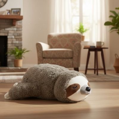 Peluche Chien sur sol