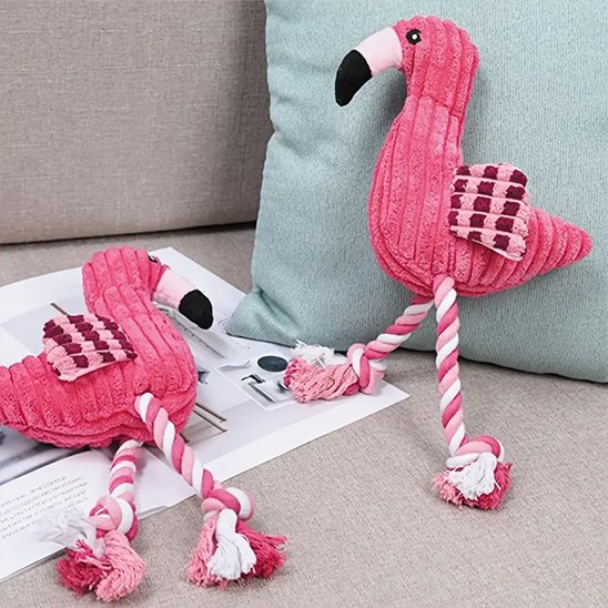 Peluche pour chien sur canapé