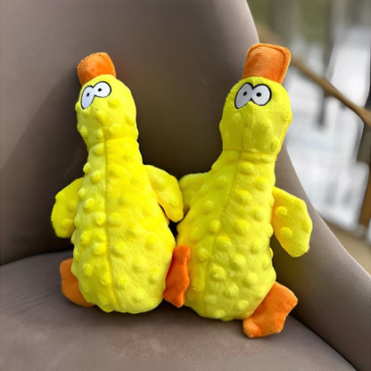 Peluche pour chiens jaunes