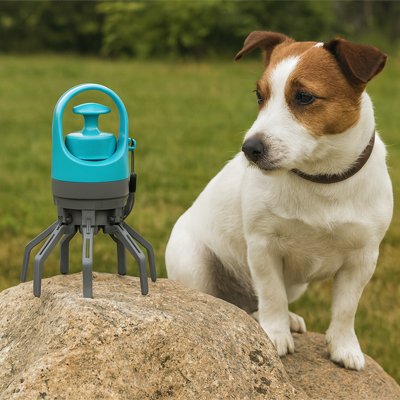 Ramasse crotte chien​ sur roche