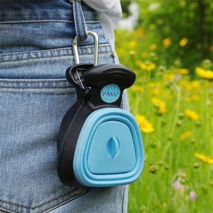 ramasse crottes pour chien attaché à ceinture