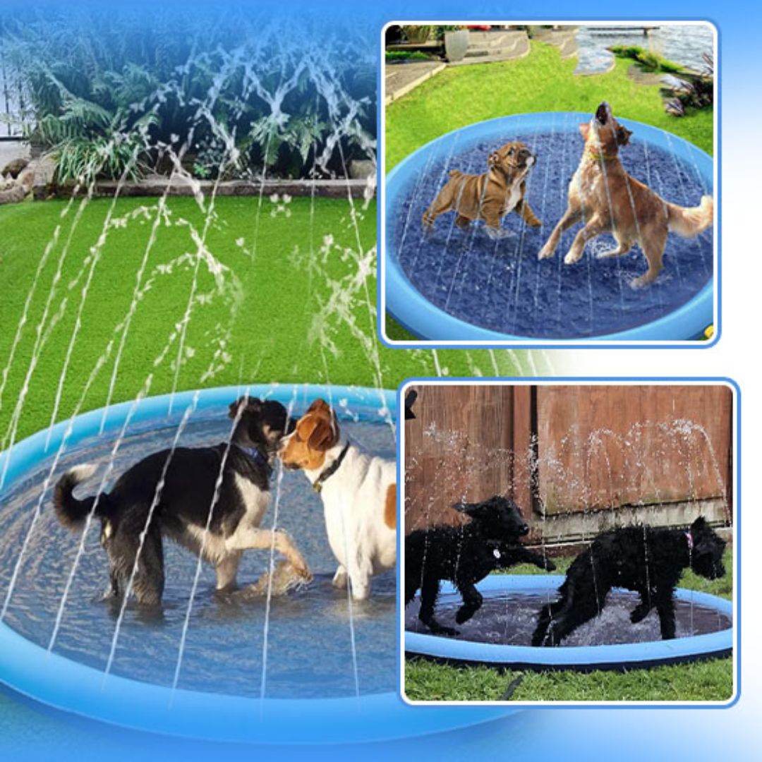 Splashpuppy™ - Tapis à jets d'eau pour chien - Joli Toutou