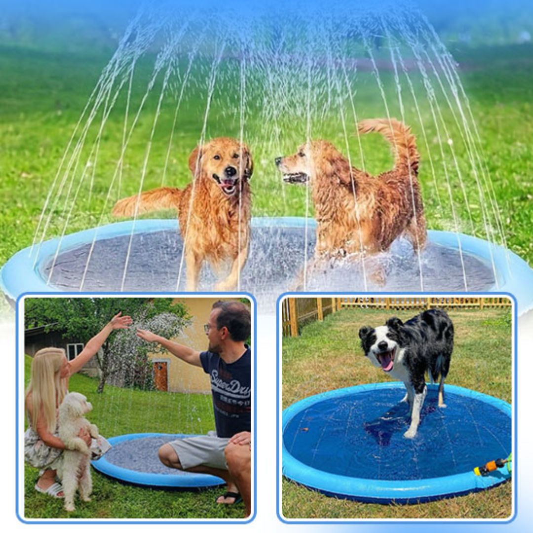 Splashpuppy™ - Tapis à jets d'eau pour chien - Joli Toutou