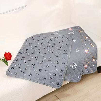 Tapis absorbant chien sur canapé