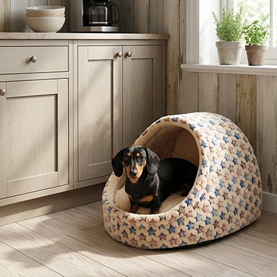 teckel dans Panier pour Chien 